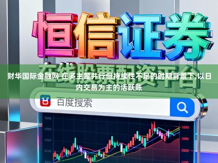 财华国际金融网 在多主题并行但持续性不足的时期背景下,以日内交易为主的活跃账