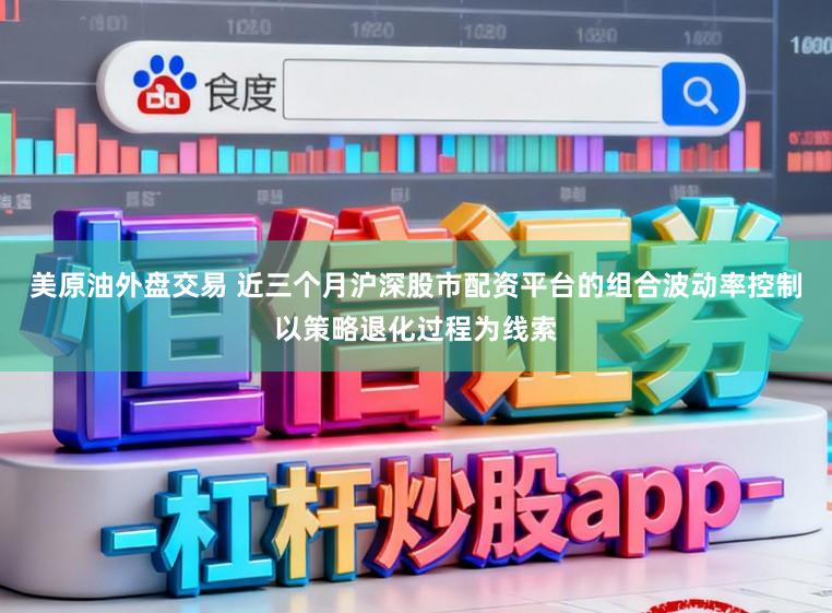 美原油外盘交易 近三个月沪深股市配资平台的组合波动率控制以策略退化过程为线索